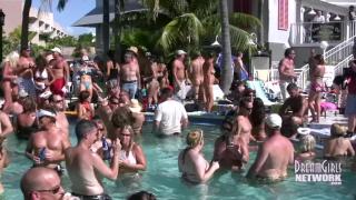 Private Home Video of Swingers Partying Naked in a Pool 12