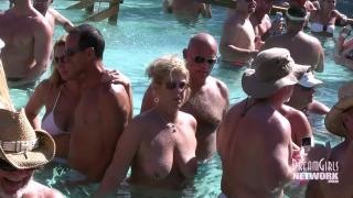 Private Home Video of Swingers Partying Naked in a Pool 2