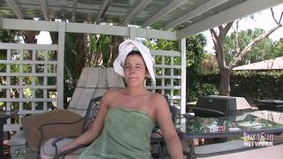 Naked Blonde Skinny Dips and Showers at my House 2