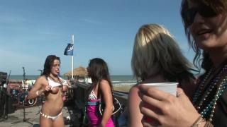Girls Show Pussy in VIP OF MTV Beach Party 11