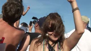 Girls Show Pussy in VIP OF MTV Beach Party 6