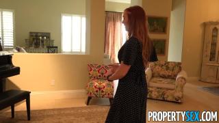 PropertySex - Busty Petite Redhead Real Estate Agent Sexy Deal with Client 2