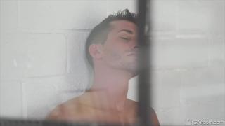 Mike DeMarko Floods Str8 Bait Shawn Andrews Ass in Locker Room Shower 2