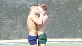 Young Hunk Timothy Drake Gets Slammed W/Tennis Jock Beau Taylor's Huge Cock 2