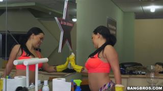BANGBROS - Thick Latina Maid Kimmy Kush Enjoys a Big Cock on her first Day 6