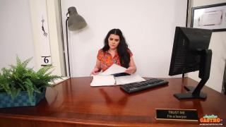 Angelina Castro Threeway in Lawyers Office with Harmonie Marquise! 1