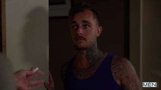 Men.com - Tattooed Brian Michaels Buttfuck his Roommate Ty Mitchell 2