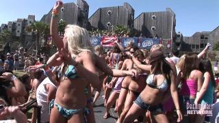 Hot Bikini Clad Coeds Dance and Party in Texas