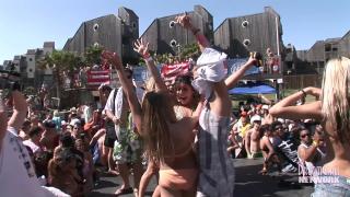 Bikini Bash with Coeds Dancing and Flashing 12