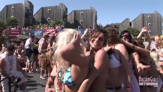 Bikini Bash with Coeds Dancing and Flashing 3