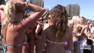 Bikini Bash with Coeds Dancing and Flashing 6