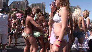 Bikini Bash with Coeds Dancing and Flashing 7