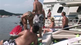 Hot Coeds Hang out Topless at Party Cove 4