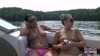 Sucking Cock Topless Boat Ride with Partying Coeds Jesse Jane - 1