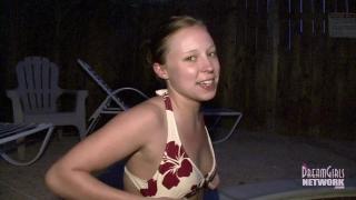 Innocent Coed Shows us everything after the Club Lets out 5
