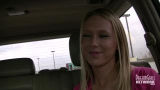 Skinny Blonde Hottie Gets Naked in my back Seat 1