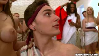 BANGBROS - Toga Party with Rachel Roxxx, Diamond Kitty, and Valerie Kay 6