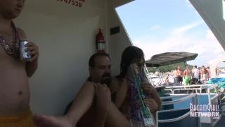 Bead Laden Hottie Hangs out Naked on our Houseboat 3