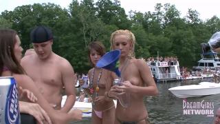 Wild Boat Party with Naked Chicks Licking Pussy 1