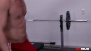 Colby Chambers Pounds Ty Mitchell's Ass in a Gym Bareback CUMS TWICE!!!! 6