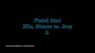 Ella, Bianca Vs. Joey, Finish Him! - 30' - Fantasy Mixed Wrestling 8