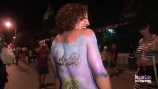 Awesome Body Paint at Swinger Street Party 5