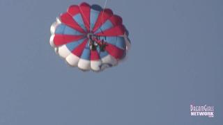 Two Hot Blondes Parasail Naked then Pee Afterward 4