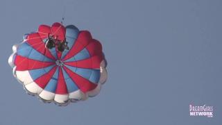 Two Hot Blondes Parasail Naked then Pee Afterward 5