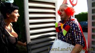 Busty Mom Slut Fucking Anal with Clown 1