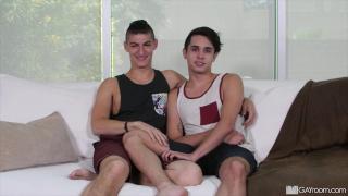 YOUNG TWINK DEEPTHROATS! Amateur Throat Fucks Big Dick for the first Time 3