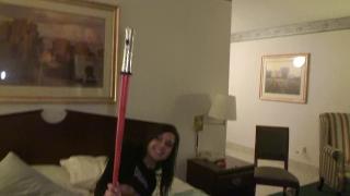 Girls get Topless and Play around with Plastic Light Sabers 7