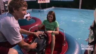 Topless Bumper Boats at Texas Amusement Park 1