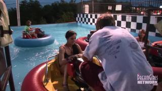 Topless Bumper Boats at Texas Amusement Park 2