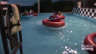 Topless Bumper Boats at Texas Amusement Park 4