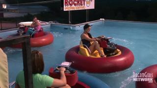 Topless Bumper Boats at Texas Amusement Park 6