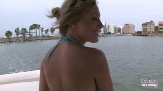 Shy Spring Breaker Fingers her Pussy on Boat Ride 3