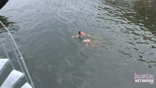 Skinny Dipping dare in Front of a Crowd of Hundreds 12