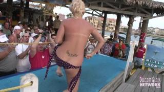 Innocent Bikini Contest Turns into Wild Show your Pussy Show Part 2 5