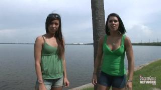 Public Booty Shake and Flashing with two Hotties 3
