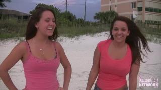 Tourists Convinced to Show Tits on the Beach 10