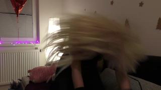 Blonde Teen Daisy does a very Private Show for me at Home UNLISTED 10