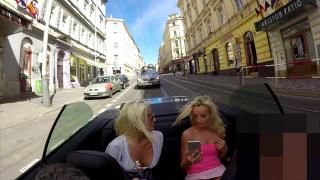 Daisy Lee and Victoria Pure are outside having Cabrio Fun - Summer Tribute 4