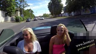 RISKY BUSINESS MORE FUN Big Tits Blondes are having Fun on the Road REALITY 2