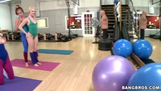 BANGBROS - Yoga Threesome with Mercedes Lynn, Karina White, & Chloe Lynn 3