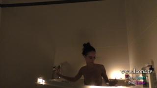 Skinny Teen Japanese Babe Small Tits Petite Denyisa´s Bathtime Fantasy 7