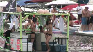 Cell Phone Video of Wild Party Girls Naked Lake of the Ozarks 2