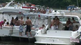 Cell Phone Video of Wild Party Girls Naked Lake of the Ozarks 9