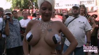 Exhibitionist MILF's Love Showing off at Fantasy Fest 10