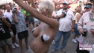 Exhibitionist MILF's Love Showing off at Fantasy Fest 11