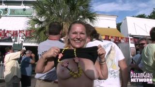 Exhibitionist MILF's Love Showing off at Fantasy Fest 12